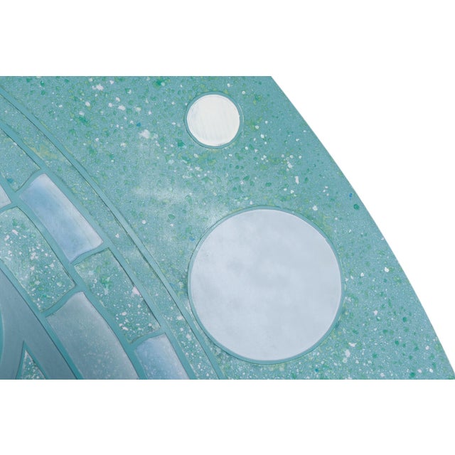 Art Deco Style Round Four Panel Room Divider For Sale In Tampa - Image 6 of 11