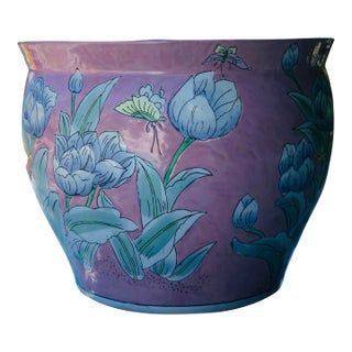 19th Century Chinese Fish Bowl Jardinière Planter For Sale