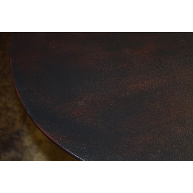 Wood Lawrence Crouse Bench Made Primitive Tavern Table For Sale - Image 7 of 12