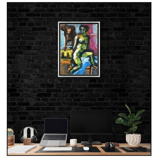 Message us to inquire about custom framing options! (Included for free with every purchase) The artwork here, "Abstract...