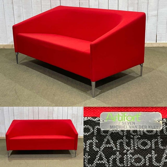 Seven model sofa by Michiel Van Der Kley for Artifort - Modern work from the 1990s-2000s - W=1.52m, D=78cm, H=73cm, seat...