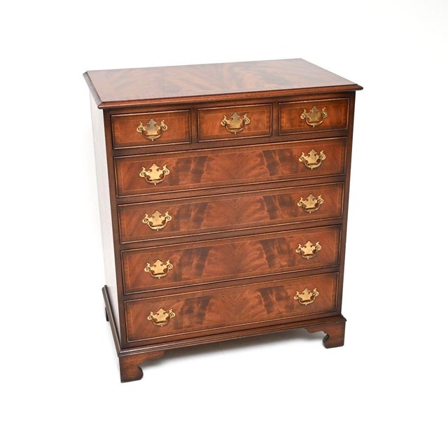 Antique Georgian Chest of Drawers, 1950 For Sale - Image 10 of 10