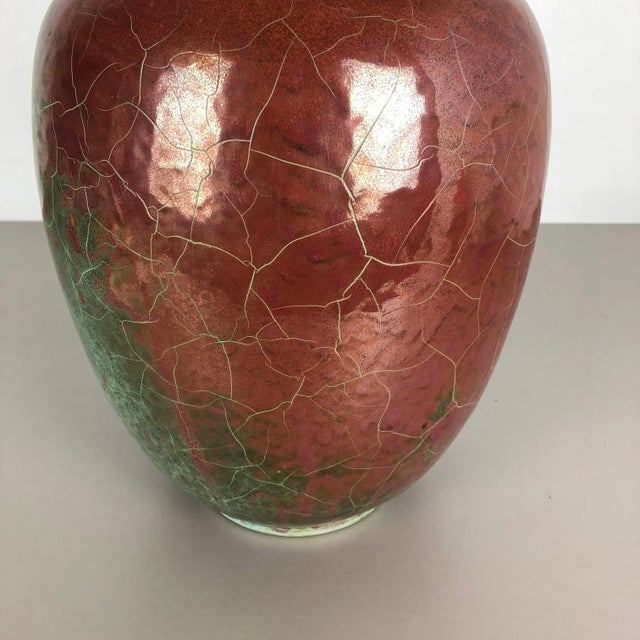 Large German Ceramic Vase from Richard Uhlemeyer, 1940s For Sale - Image 10 of 18