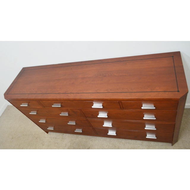 Wood Stickley Cherry Dresser For Sale - Image 7 of 11