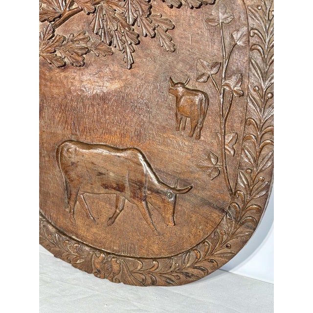 Early 20th Century Folk Art Carved Monoxylous Panels, Set of 3 For Sale - Image 10 of 18