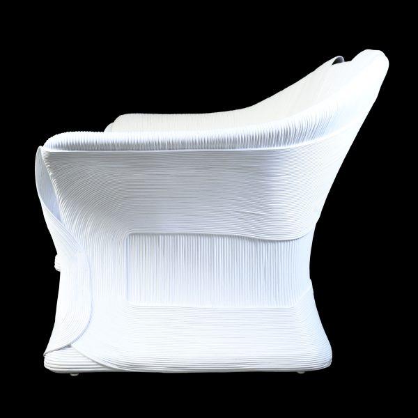 Coastal Vintage Sculptural Sofa by Betty Cobonpue For Sale - Image 3 of 7