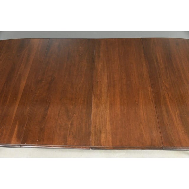 Mid 20th Century Solid Cherry Dining Table by Ethan Allen For Sale In Boston - Image 6 of 13
