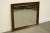 Traditional Vintage Solid Cherry Traditional Style 39" Dresser / Wall Mirror For Sale - Image 3 of 5