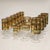 Culver Starlyte Green Heavy Gold Stripe - Scrolls Included in 20pc set 6 Wine Glasses 4 Water Stem Goblets 5 Cordial Stem...