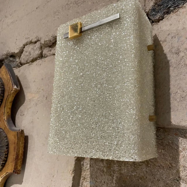 1970s Minimalist Modern Arlus Textured Wall Sconces, France - a Pair For Sale In San Diego - Image 6 of 12