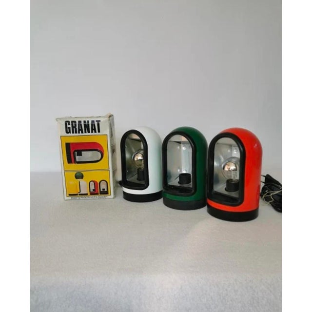 3 x of Vintage Wall Lamps, Model Granat, by Fagerhult - 1970s This piece has an attribution mark, I am sure that it is...