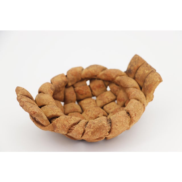 Ceramic 1950s Fishwife Basket Card Receiver or Trinket Tray, Earthenware, Portuguese For Sale - Image 7 of 17