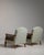 Mid 20th Century Pair of Eclectic Upholstered Armchairs with Rattan Accents For Sale - Image 10 of 13