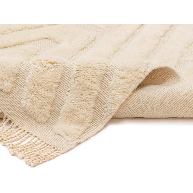 Contemporary Hand-Knotted Wool Premium Rug by Azele Studio For Sale - Image 3 of 11