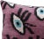 Mid-Century Modern Contemporary Handmade Velvet Evil Eye Good Luck Throw Pillow & Down Feather Insert For Sale - Image 3 of 11