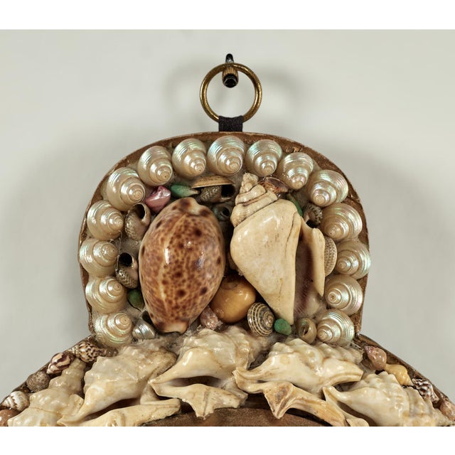 Folk Art Antique Sailors Valentine Commemorating the Sinking of the Titanic For Sale - Image 3 of 10