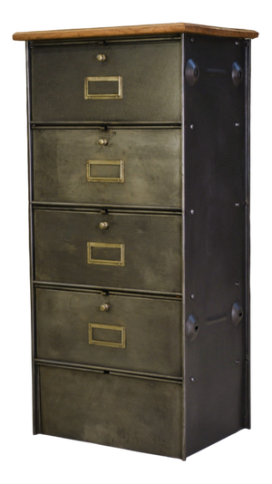 4-Door Filing Cabinet from Ronéo, 1950s