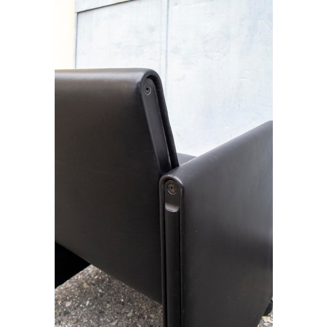 Leather Model Giulietta Chairs by Tobia & Afra Scarpa, Italy, 1988, Set of 4 For Sale - Image 6 of 14