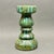 Vintage 1970s West German Pottery Green Drip Glaze Sculptural Candlestick For Sale - Image 4 of 7