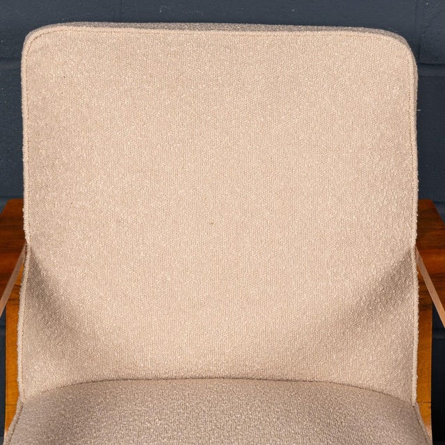 Textile Vintage Austrian Art Deco Lounge Chairs in Walnut and Fabric, 1930, Set of 2 For Sale - Image 7 of 18