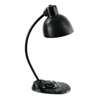 Bauhaus German Table Lamp with Glass Foot by H. Bredendieck and Marianne Brandt for Kandem / Bauhaus, 1928 For Sale