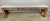 Spanish Monumental Spanish Carved Wood Bench, Linen Upholstery, 19th Century For Sale - Image 3 of 13