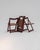 Brown Wooden Folding Chairs in the style of Aldo Jacober, Set of 4 For Sale - Image 8 of 11