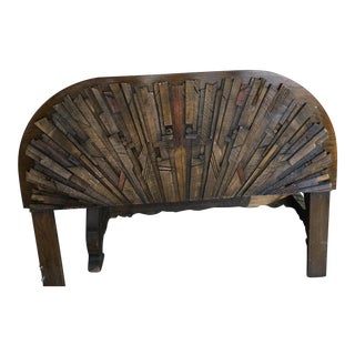 Brutalist Mosaic Full Headboard by Lane Furniture Co. Paul Evans Inspired For Sale
