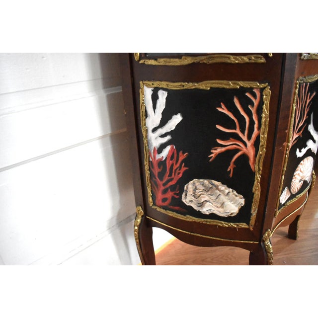 Wood Kunstkabinett of Shells by Susannah Carson For Sale - Image 7 of 13