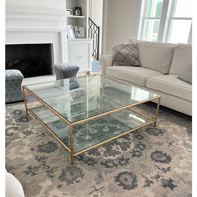 Transitional Lowerline Coffee Table For Sale - Image 3 of 3