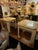 Pair of Italian MCM Parchment and Brass Side Tables For Sale - Image 4 of 8