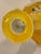 Antique Royal Bayreuth Bavarian Yellow Porcelain Stork Candlestick & Trinket Dish/Ashtray Set - 2 Pieces For Sale In Dallas - Image 6 of 12