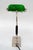 Black Art Deco Banker Lamp with Green Glass Shade, Vienna, Austria, 1920s For Sale - Image 8 of 18