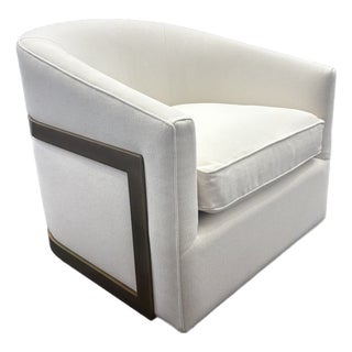 Rh Reginald Swivel Chair For Sale