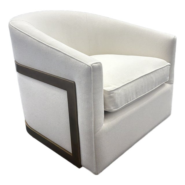 Rh Reginald Swivel Chair For Sale