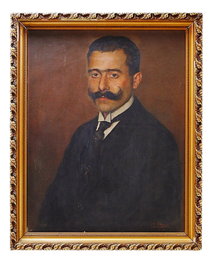Max Moreau, Portrait of an Ancestor, 1924, Oil on Canvas