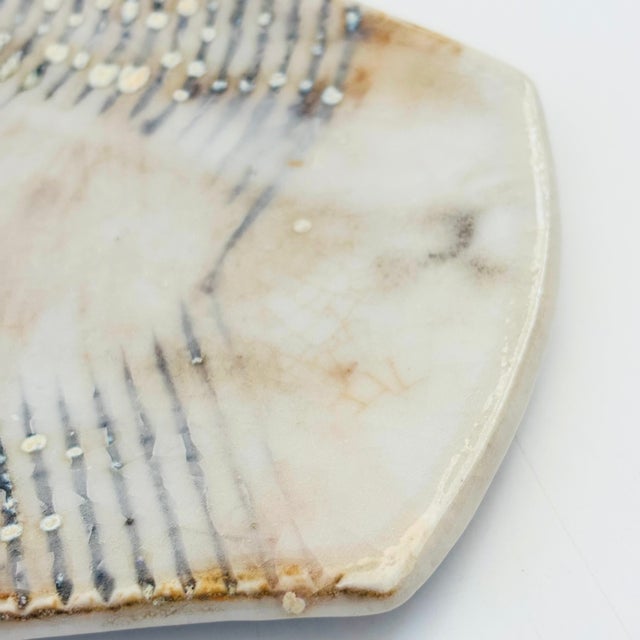 Late 20th Century Abstract Studio Pottery Tray For Sale - Image 5 of 9