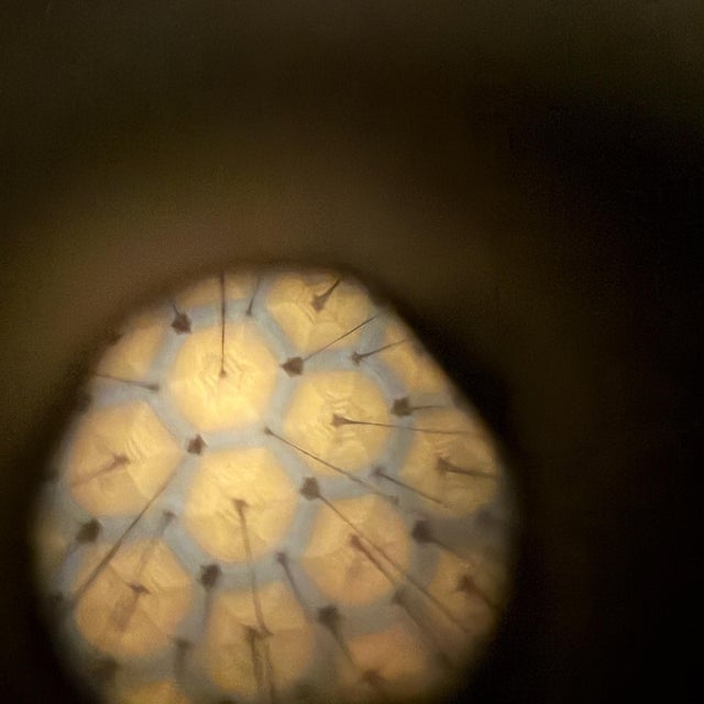 Wood Handcrafted Wooden Kaleidoscope Made Natural Wood Grain Mid Century For Sale - Image 7 of 16
