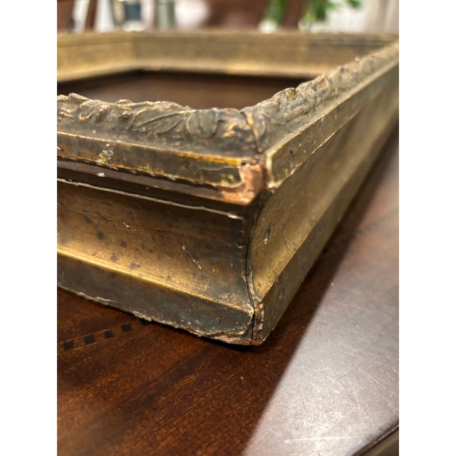 Antique Gilt Composition Picture Frame, Circa 1890–1915 | 14 × 18 Opening For Sale - Image 11 of 18