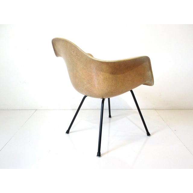 Mid-Century Modern Early Eames Lounge Height Rope Edge Chair for Herman Miller For Sale - Image 3 of 13