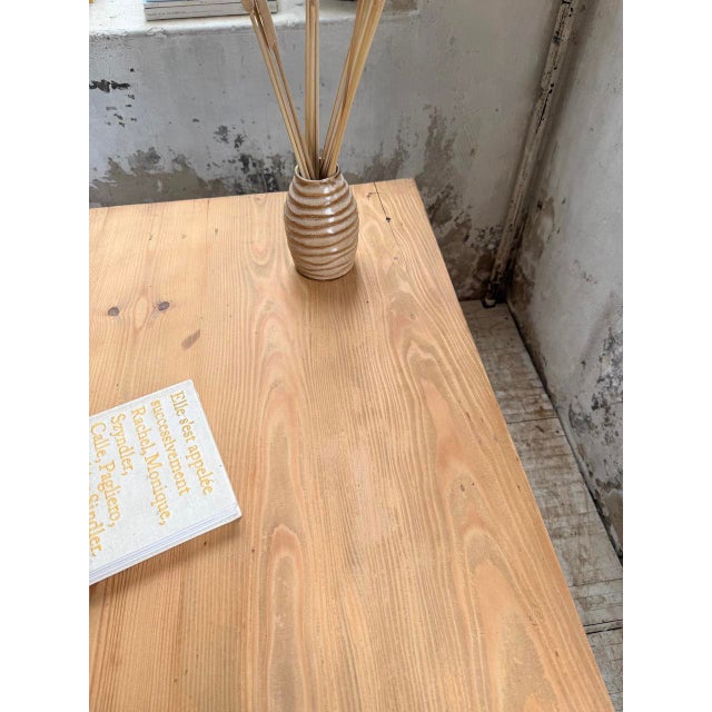 Desk in Pine, 1950s For Sale - Image 4 of 18