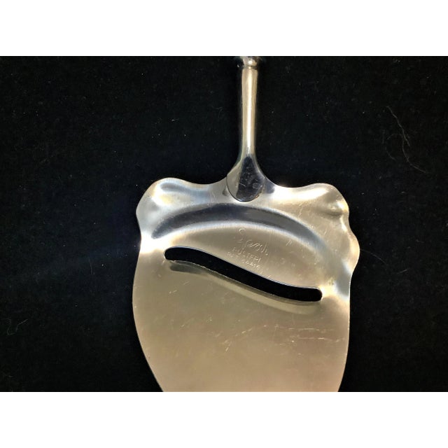 Silver Vintage Sterling Silver Spar Cheese Plane With Stainless Blade For Sale - Image 8 of 9