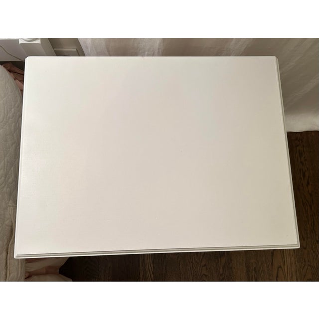 1980s Kindel French Regency Style White Nightstand For Sale - Image 5 of 5
