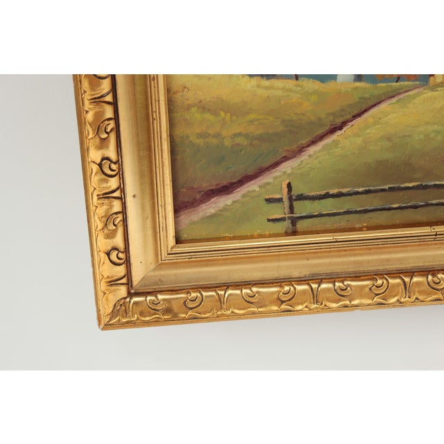 Max Bader, South German Classicism, 1920s, Oil on Cardboard, Framed For Sale - Image 9 of 9