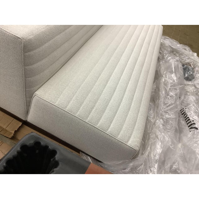 2020s Brand New Minotti Roger Back to Back Low Bench For Sale - Image 5 of 7