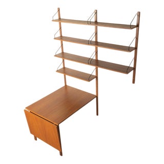 Wall Unit by Poul Cadovius, 1950s, Set of 5 For Sale