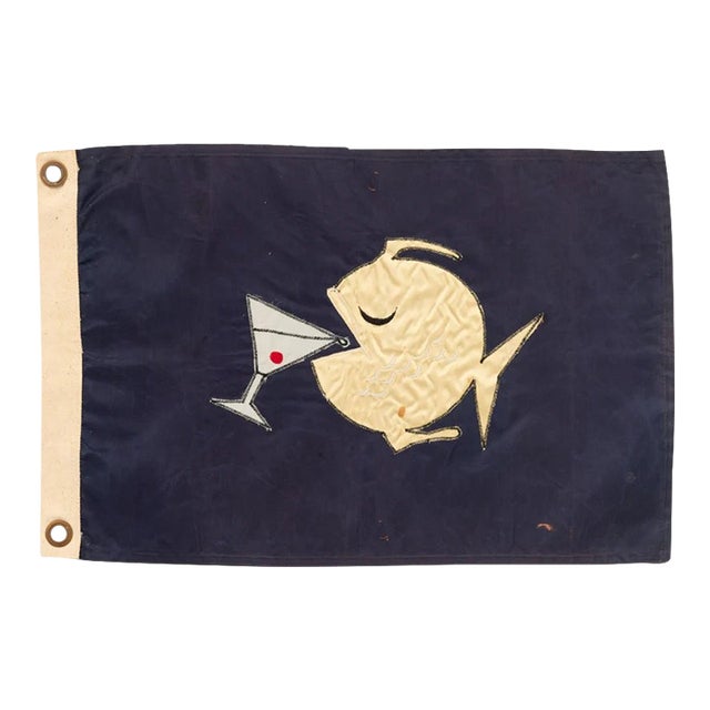 "Drink Like a Fish" Happy Hour Flag For Sale