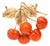 Vintage 14k Gold Momo Coral Cherry Branch Brooch, Japan, 1980s For Sale
