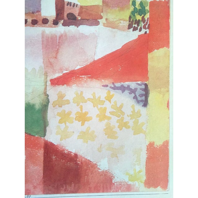Paper Paul Klee Vintage 1967 Authentic Lithograph Print " Hammamet With Mosque " 1914 For Sale - Image 7 of 10