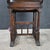 Antique Oak Secretary/Bureau/Lecturn With Carved Front Fall on Turned Leg Base For Sale - Image 10 of 17
